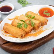 Beef lumpia roll