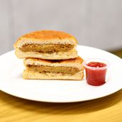 Chicken Shami Bun Kabab