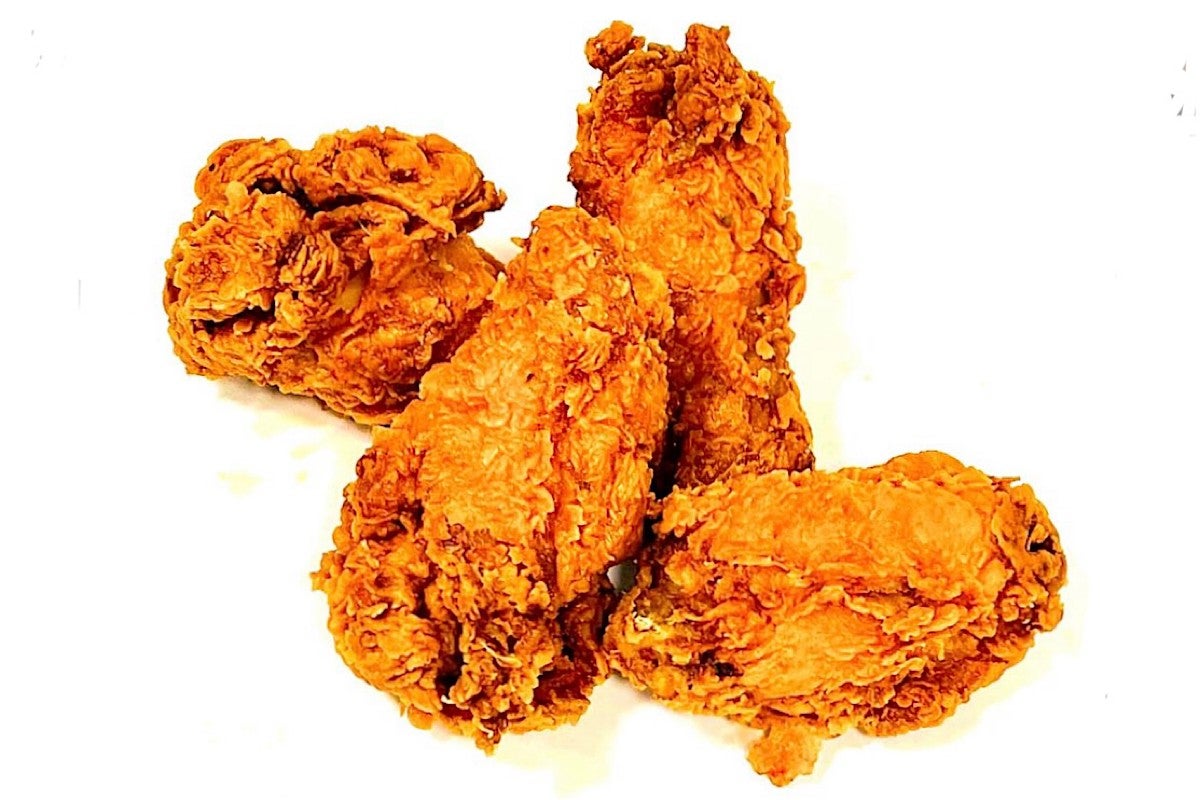 Broasted chicken wings - 6 pieces