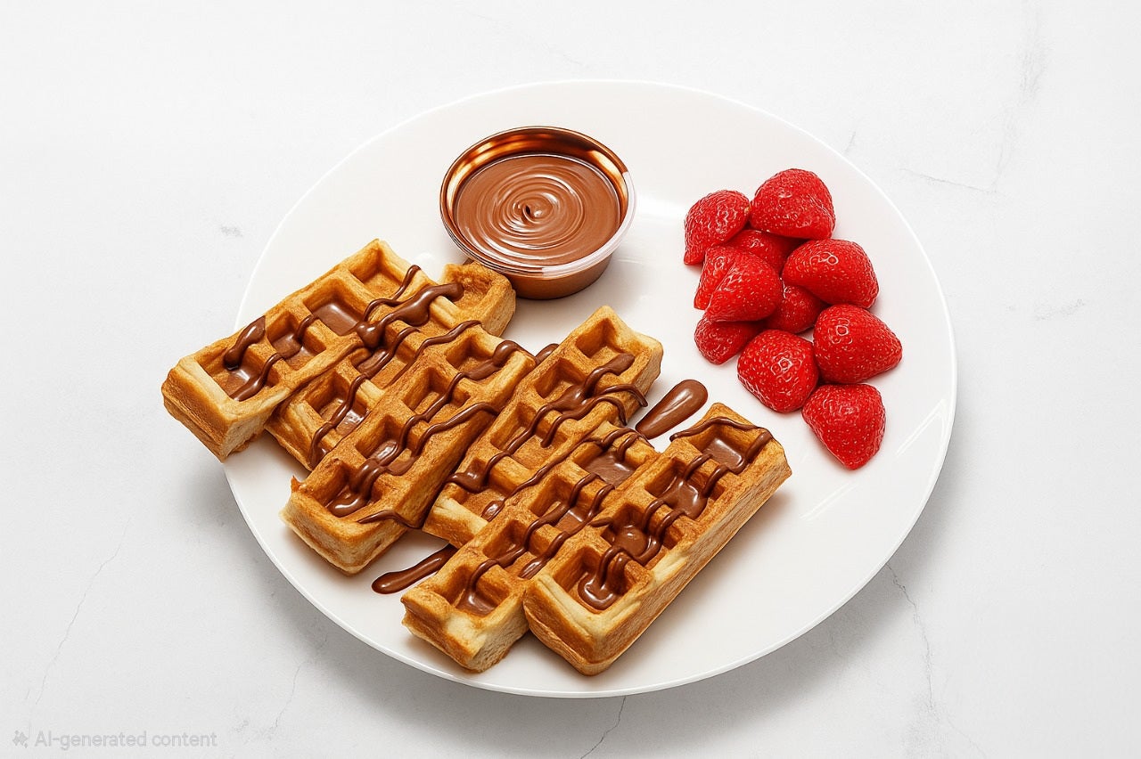 Belgian chocolate waffle fries