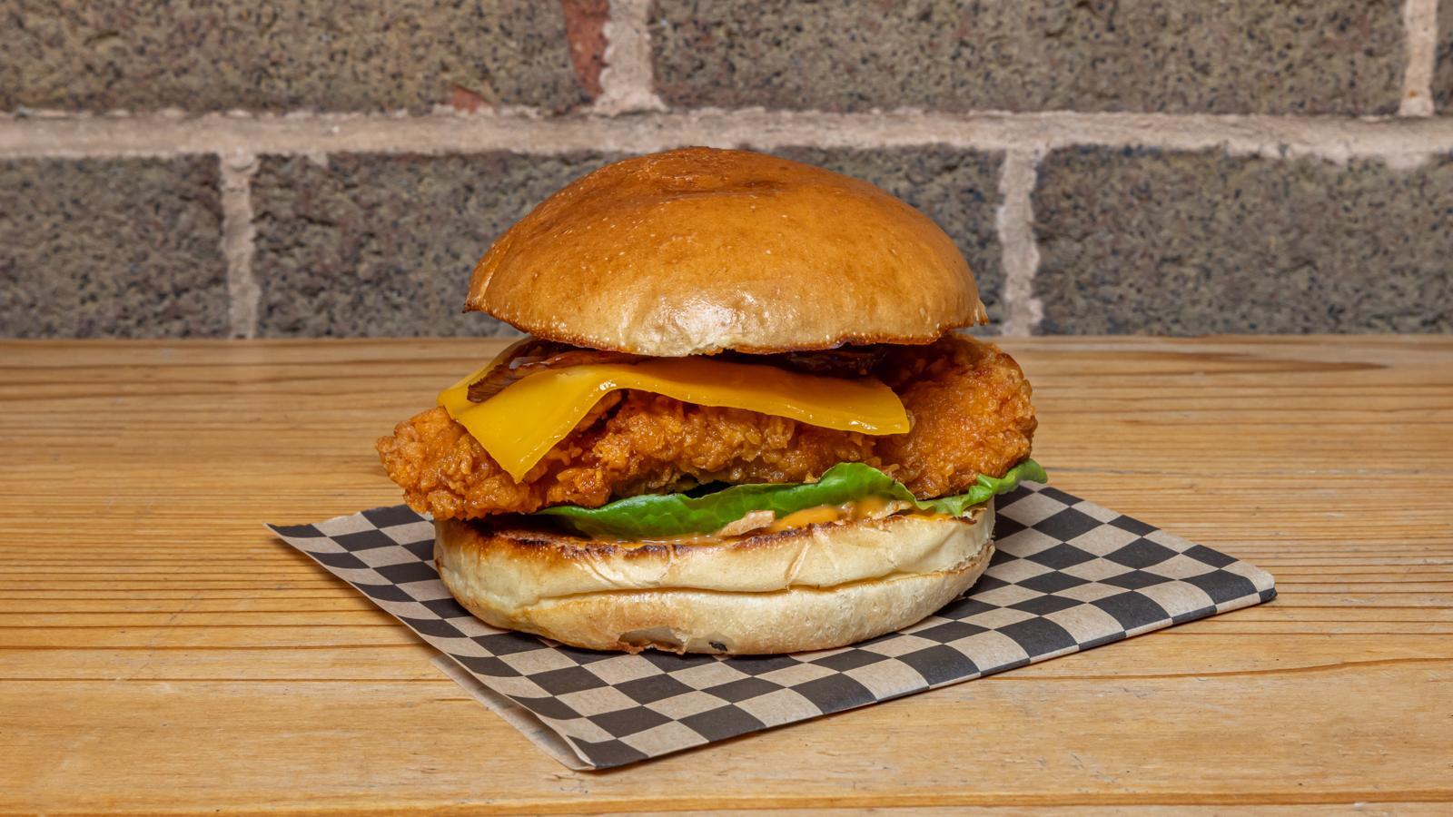 Spicy Chicken Burger 😋