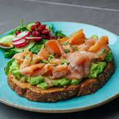 Avocado Toast WIth Smoked Salmon