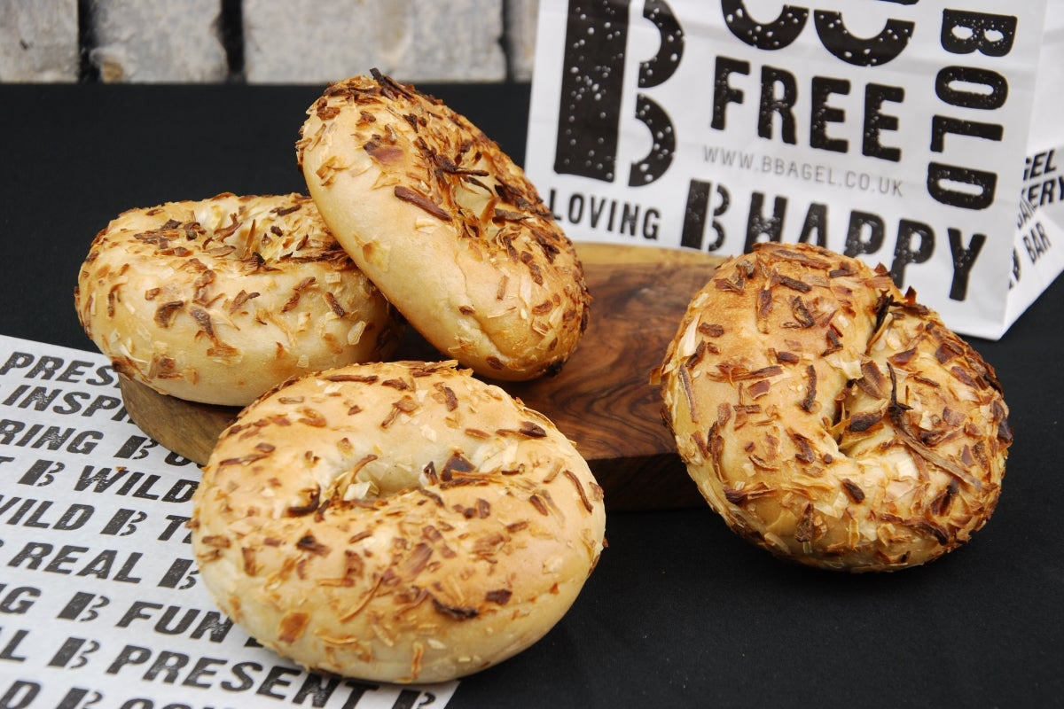 Pack of 4 Onion Bagels
