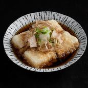 Agedashi Tofu and Deep Fried Tofu with Soup
