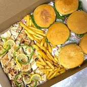 Half Burger Half Shawarma Box