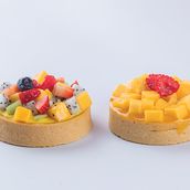 Mango And Mixed fruit Combo Tart