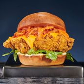 Buffalo Seoul Chicken Burger