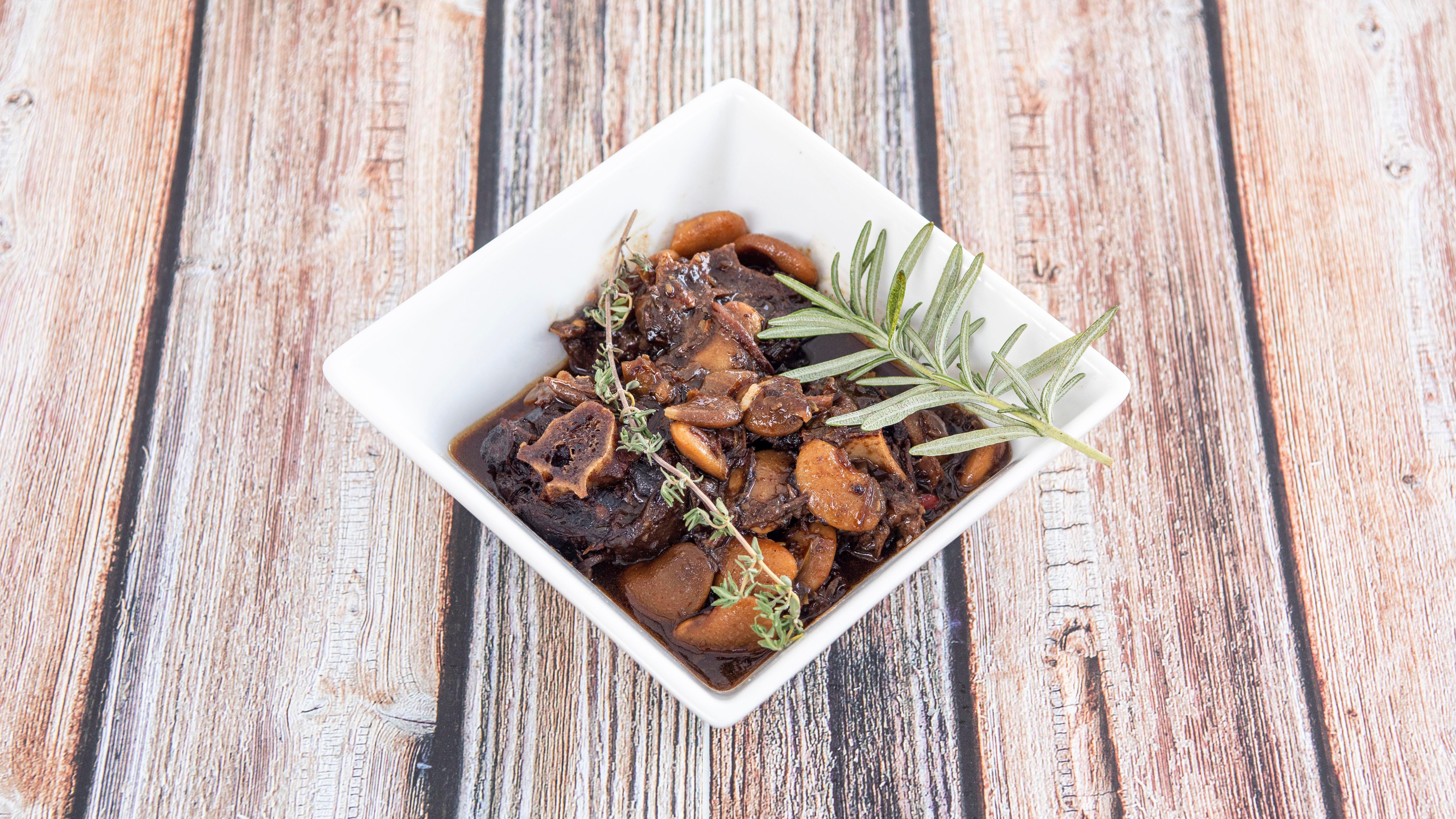 Rice and Peas with Oxtail