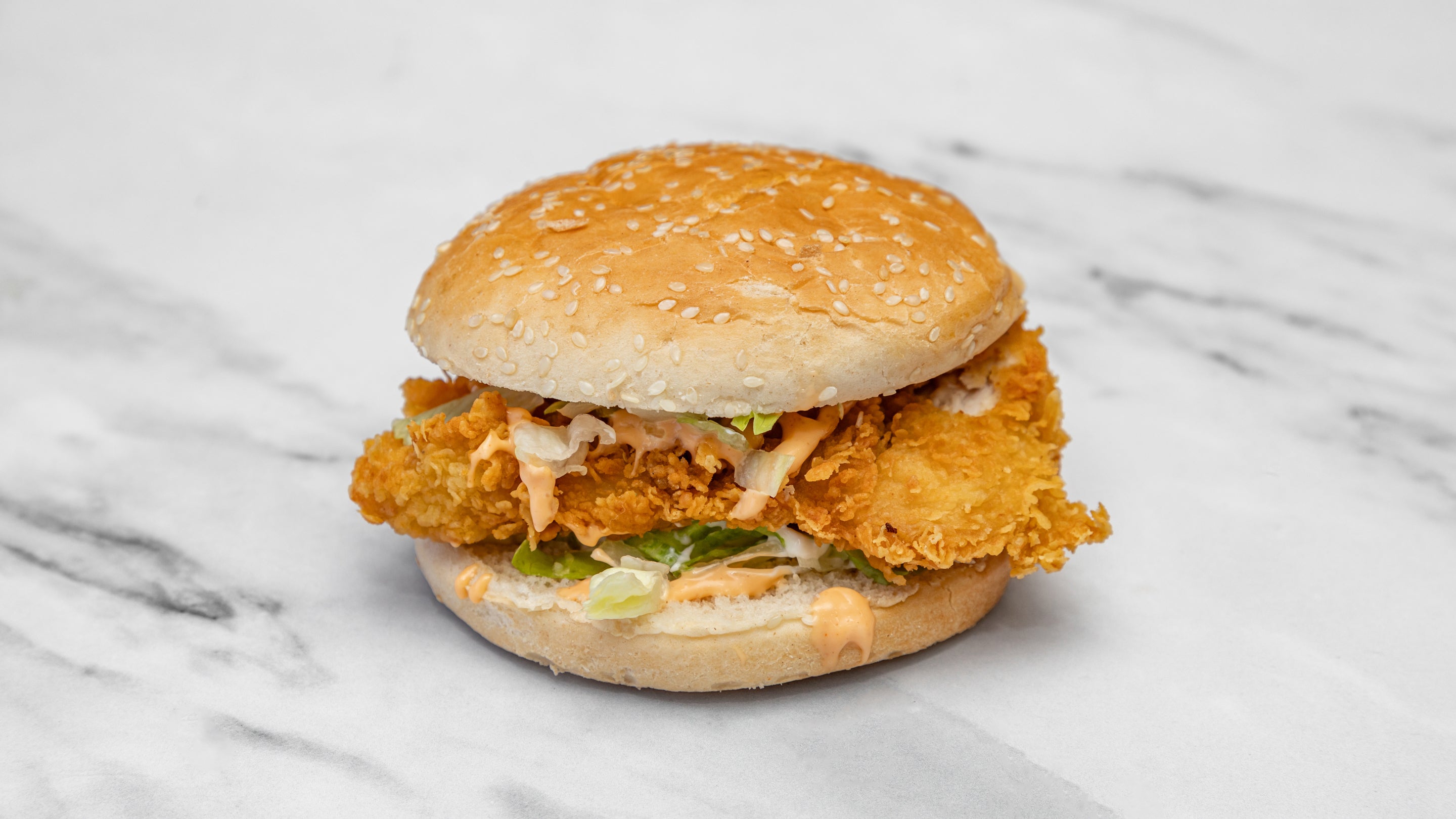 Chicken fillet burger