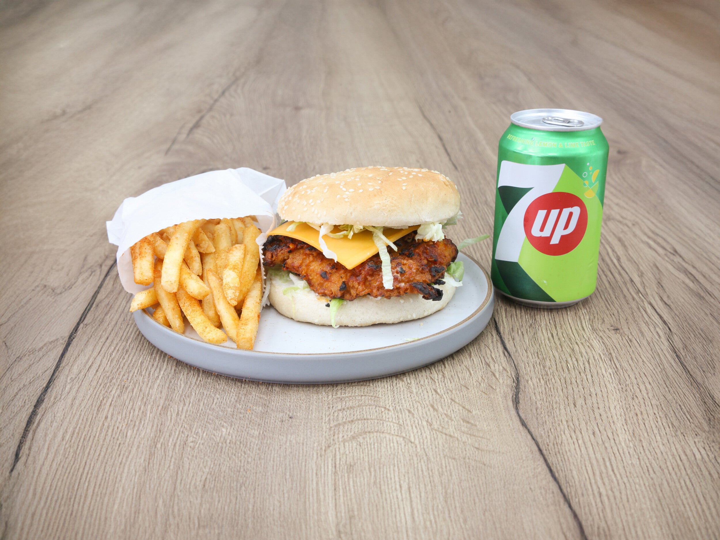 Peri Peri Single Chicken Burger Meal