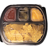 Nachos Chips With American Cheese And Amazing Salsa And Jalapeno Medium Size