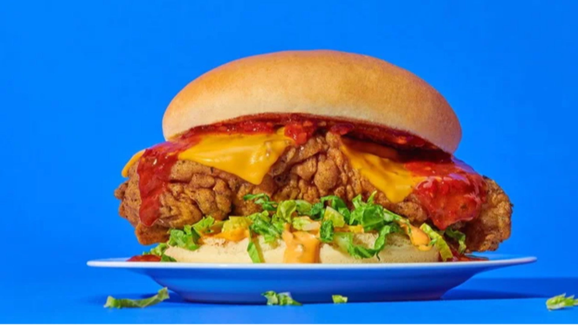 Buffalo Seoul Chicken Burger