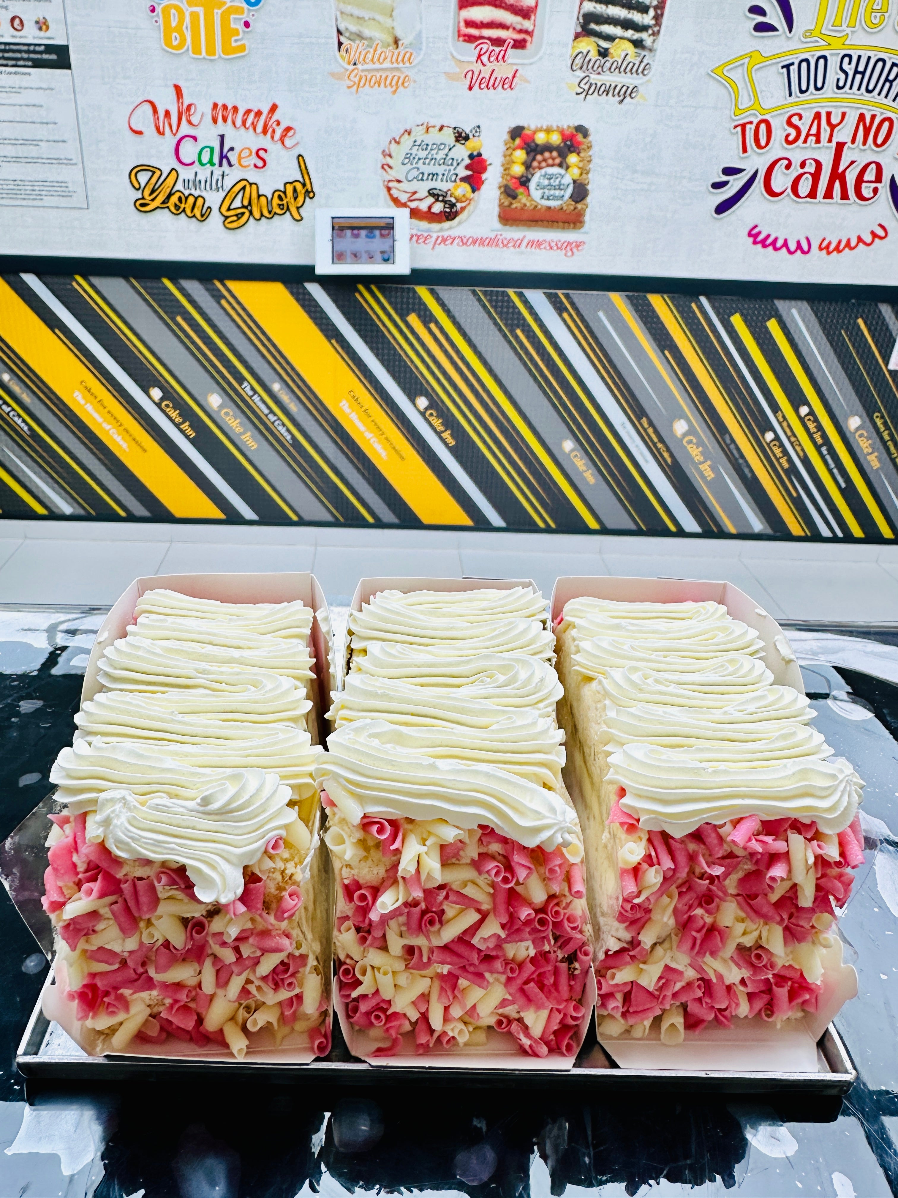 Vanilla Cake Slice