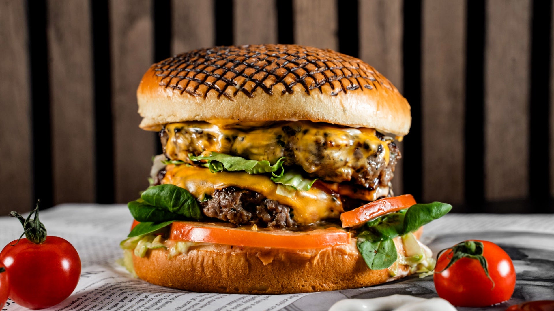 Double BBQ Beef Burger 🍔