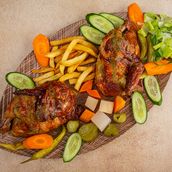 Grilled chicken set full