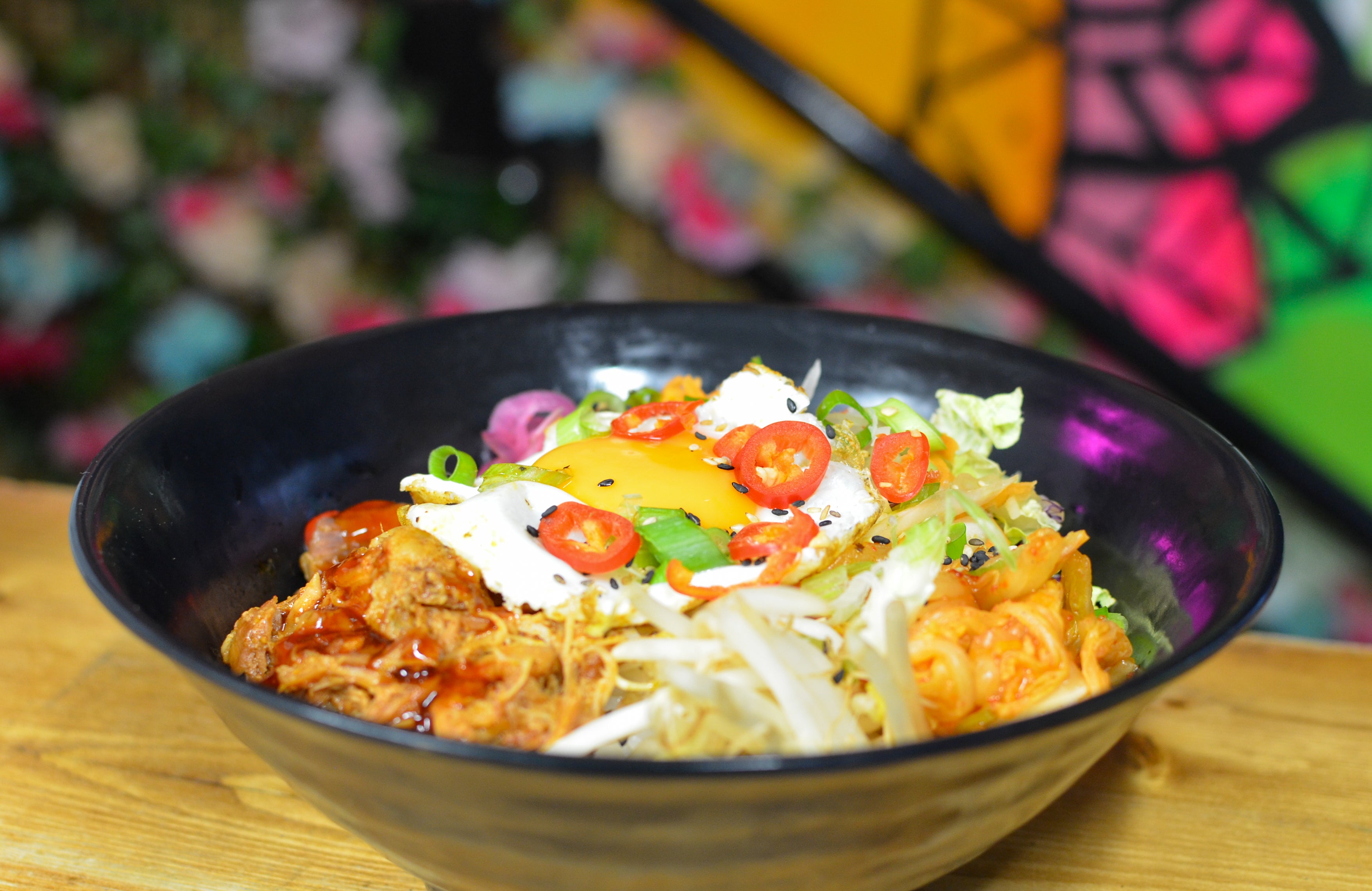 Fried Chicken Bibimbap