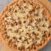Brown Soujok With Cheese Manakish