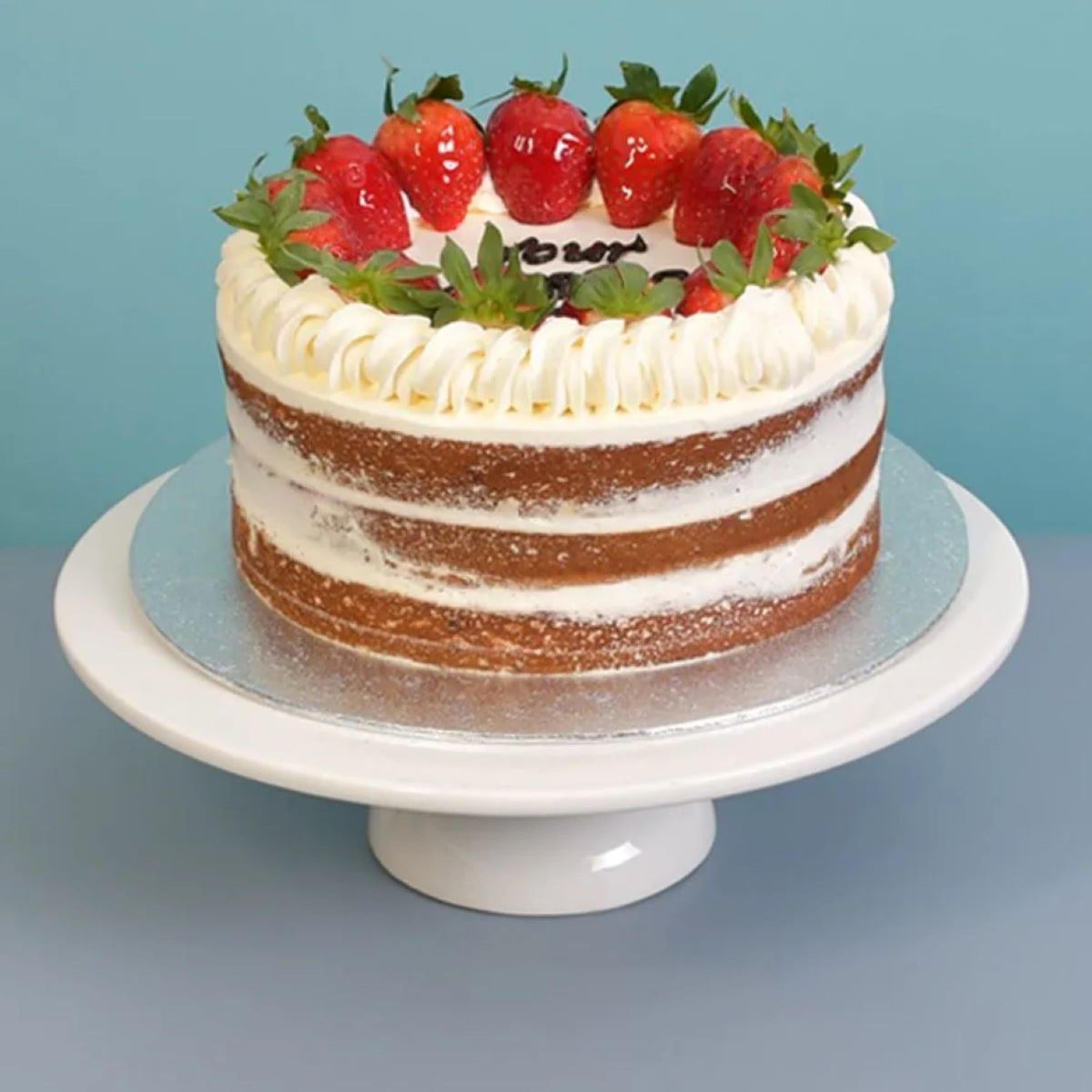 8" Classic Strawberries and Cream Naked
