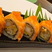 Tempura And Salmon Roll