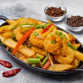 Salt And Pepper Combo Slices,  Chips