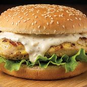 Chicken lemon burger