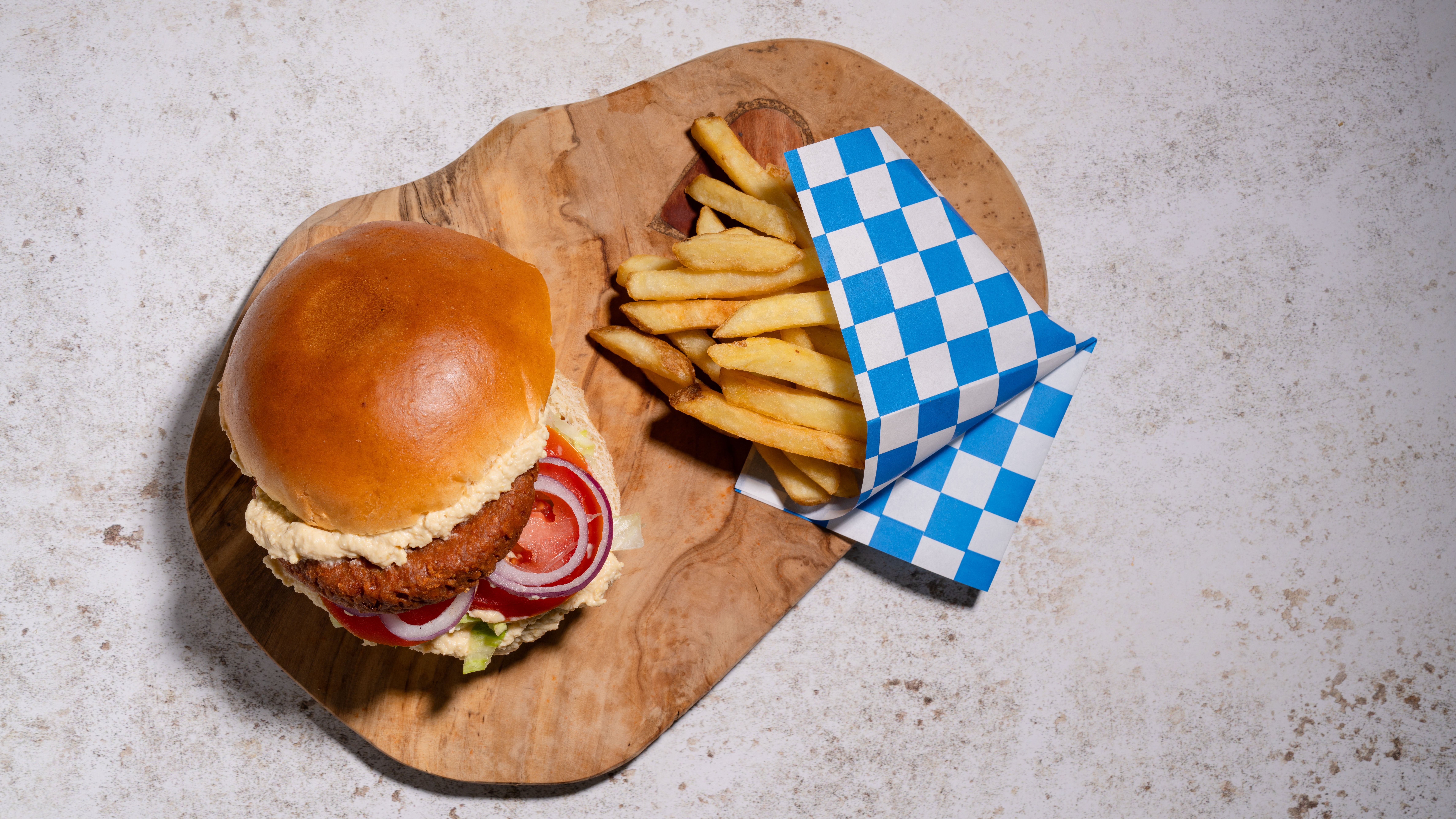Vegan Patty Burger + Fries