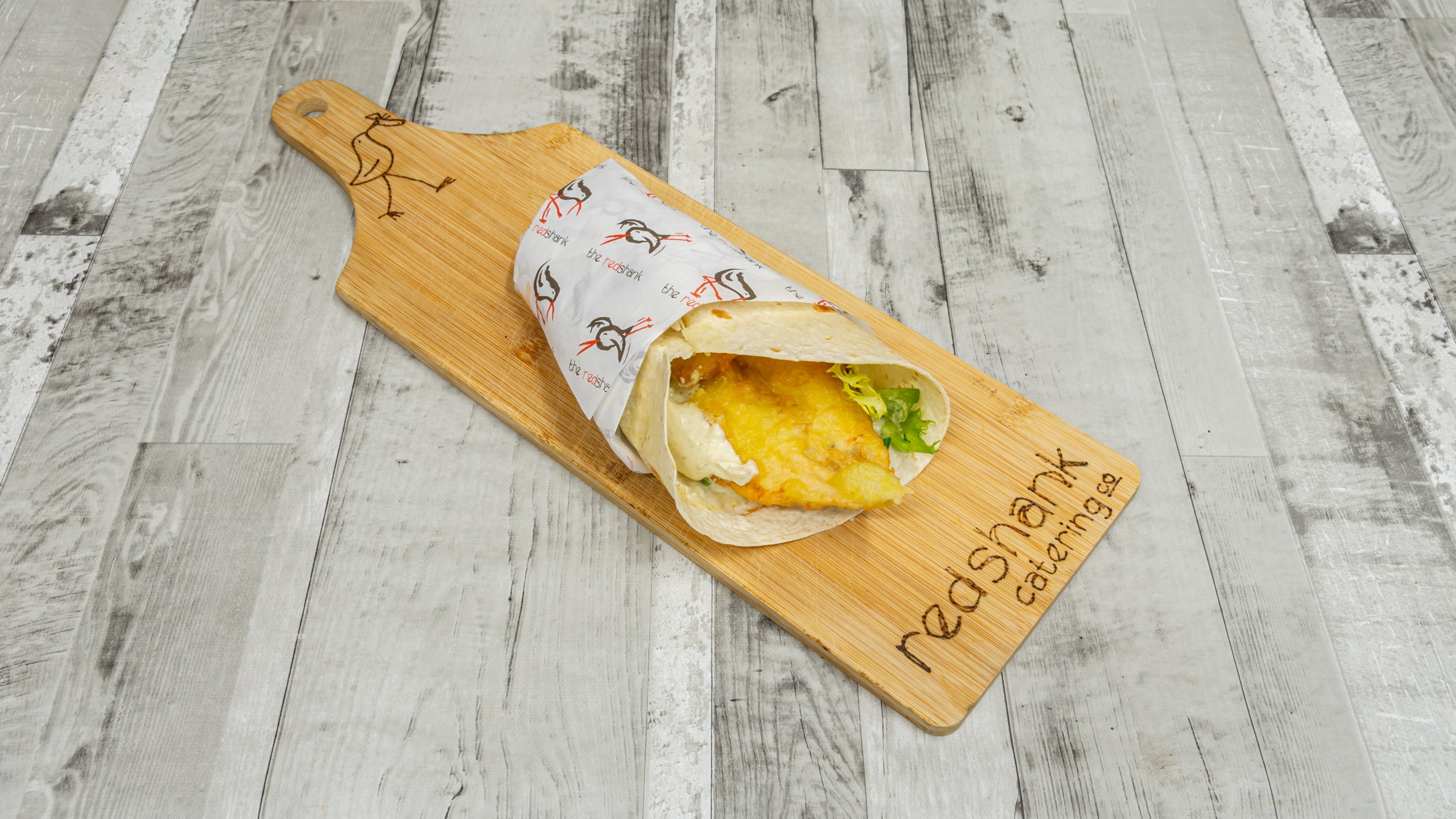 The Redshank Tartare Haddock Wrap
