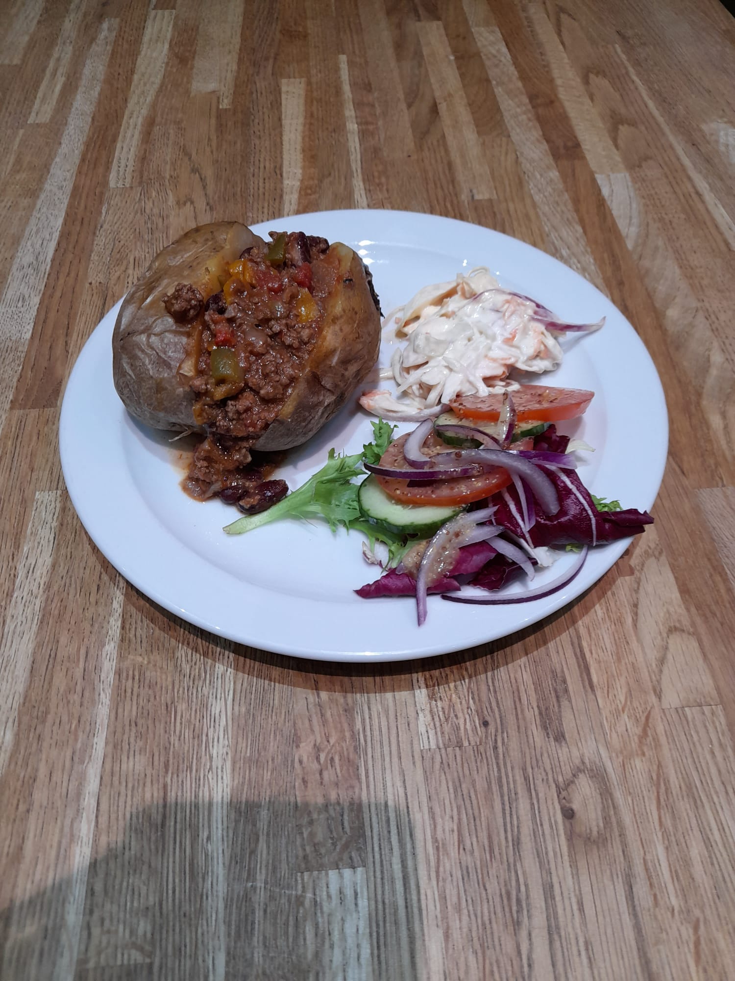 Baked Potato with One Filling