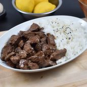 Yaki Beef With Rice 