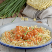 Indomie With Dynamite Shrimp