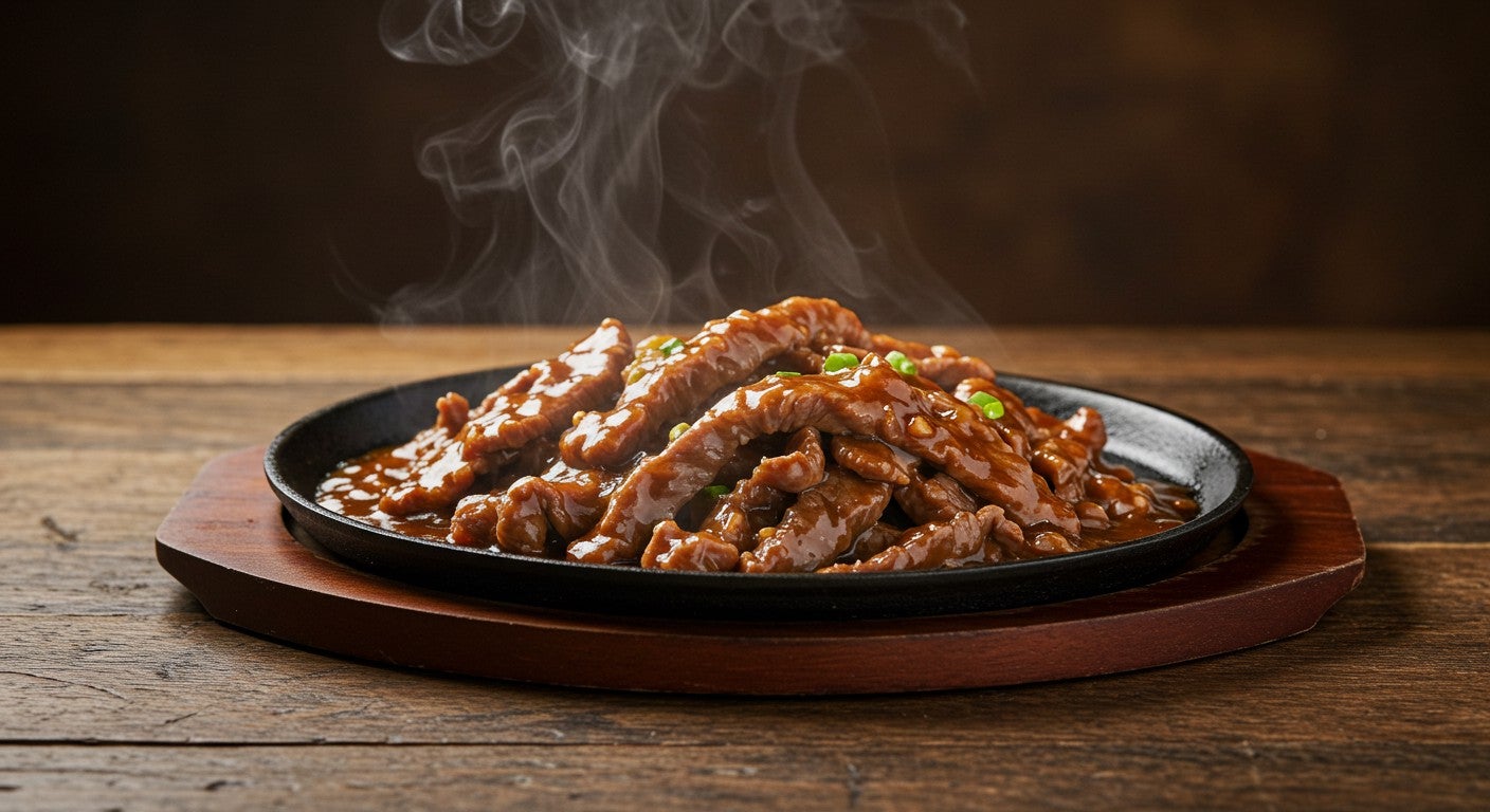 Beef in Garlic Oyster Sauce