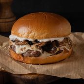 Mushroom Swiss Burger