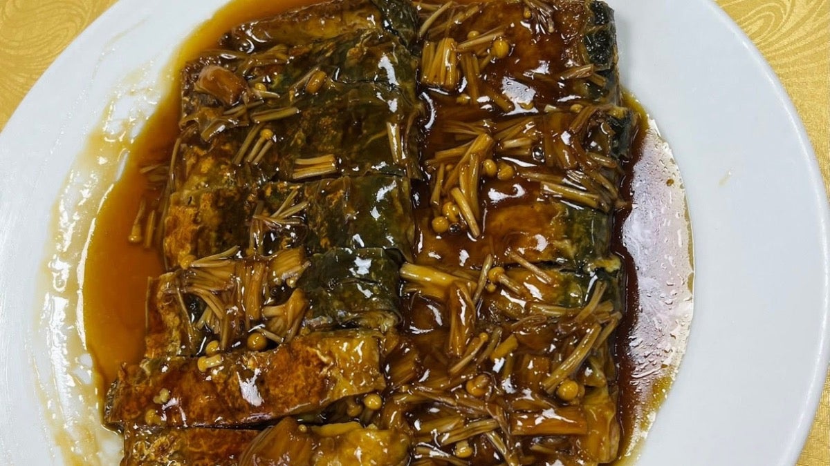 䔝菜素鵝配秘製醤汁 Seaweed Vegetarian Goose with Special Sauce