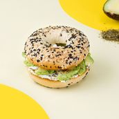 Zaatar Cream Cheese Bagel