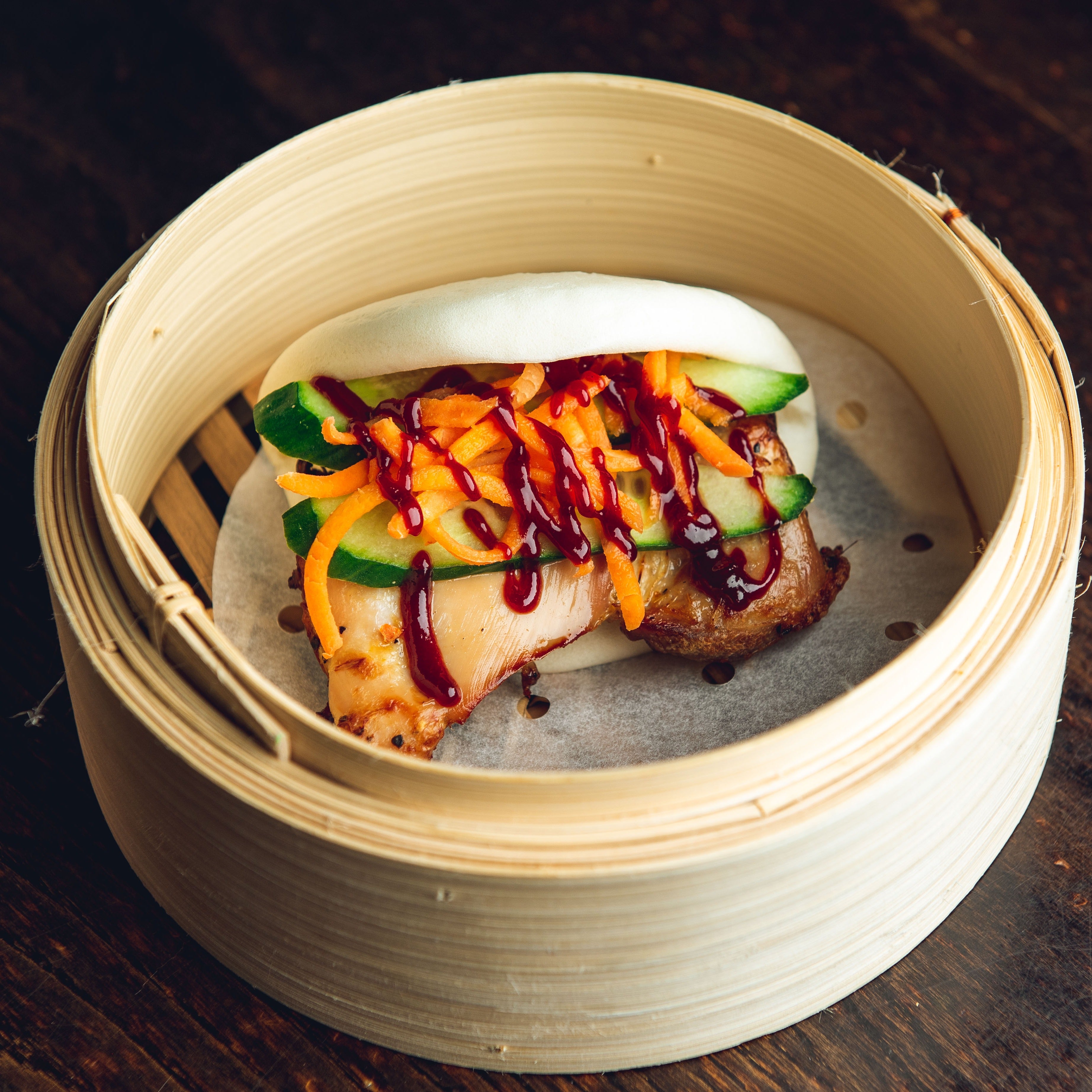Grilled Chicken Bao