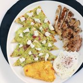 Avocado Toast With Grilled Chicken