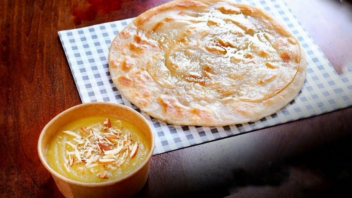 Halwa and Paratha