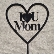Acrylic Mom Love