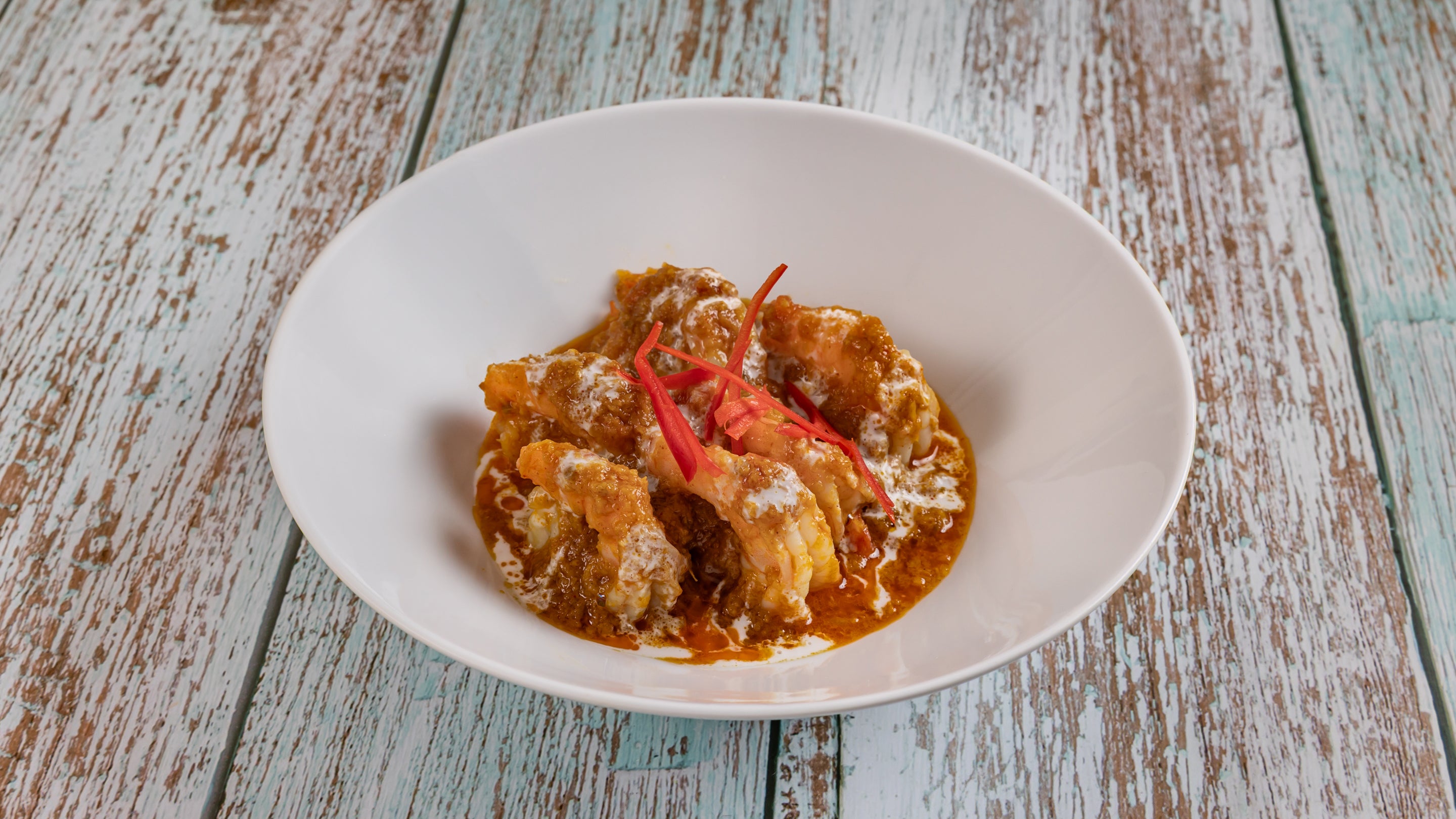 Myanmar Flavoured Coconut Prawn Curry