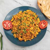 Egg Bhurji With Laccha Paratha