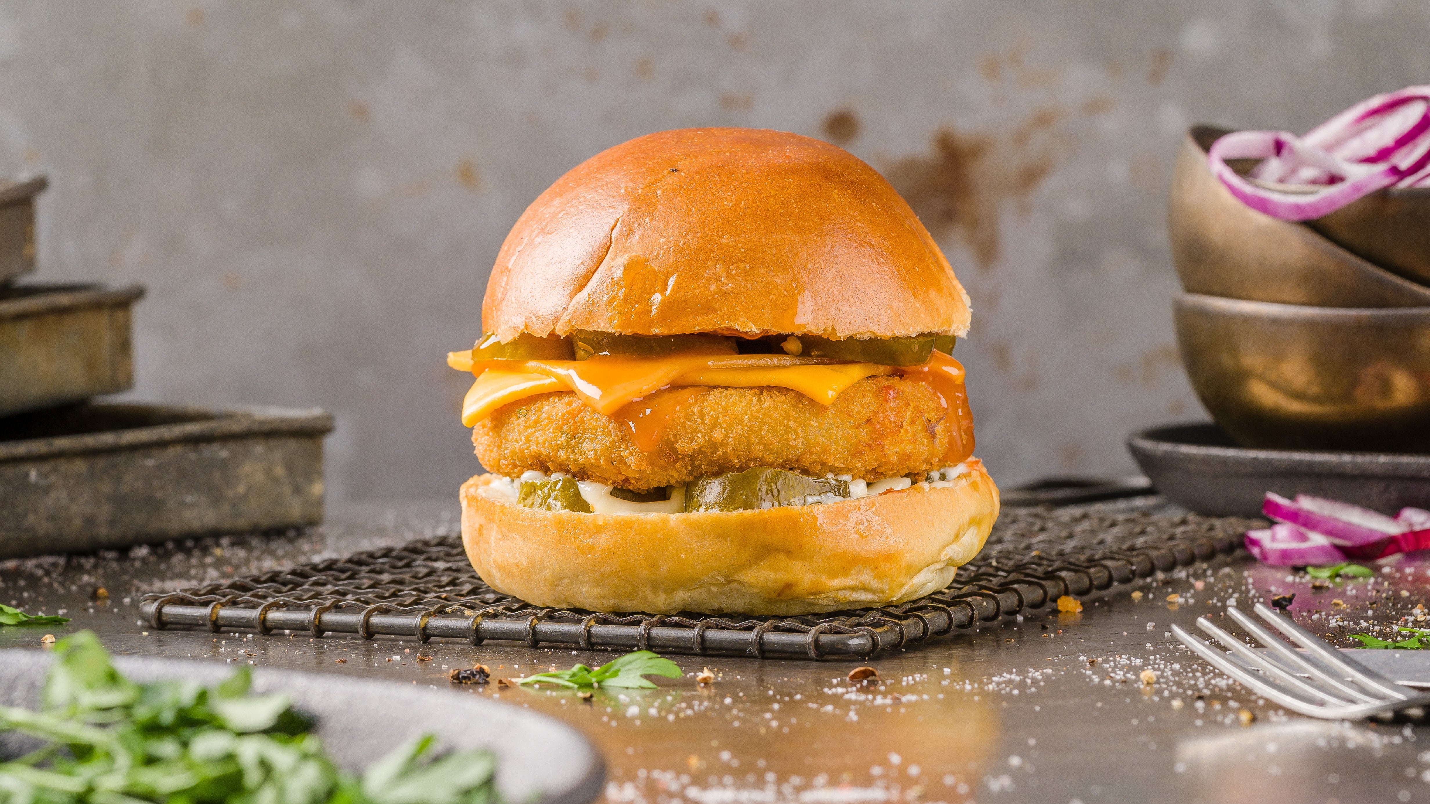 Veggie Burger (V)