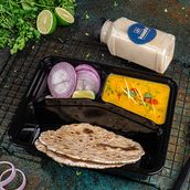 Dal Fried with Jowari Roti & Drink