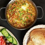 Fried Eggs With Vegetables