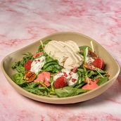 Raspberry Burrata Chicken Salad