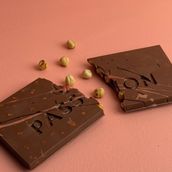 Caramelized Hazelnut Chocolate Bar