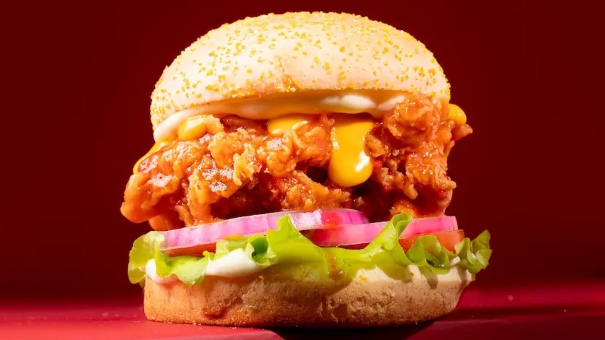 Cheesy Zinger Burger