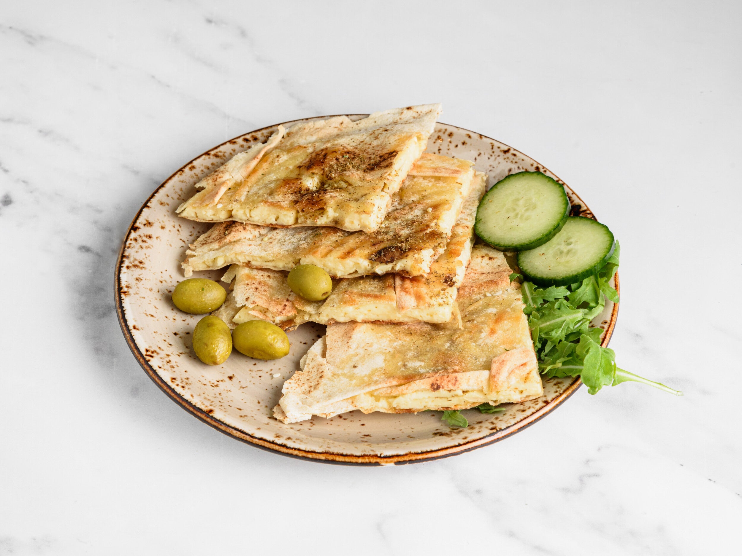 Kellaj with Za'atar