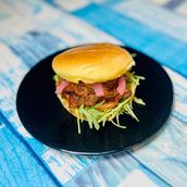 Adams Pulled Beef Burger