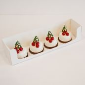 Strawberry Vanilla With Christmas Tree