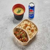 Okra With Meat Combo